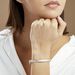 Bracelet Jonc Thaira Argent Blanc - Bracelets joncs Femme | Histoire d’Or