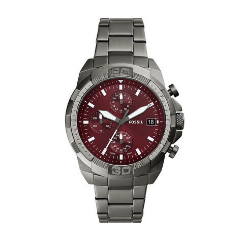 Montre Fossil bronson Rouge - Montres Homme | Histoire d’Or