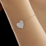 Bracelet Breanin Or Blanc - Bracelets Naissance Femme | Histoire d&rsquo;Or