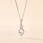 Collier Ylianna Argent Blanc Oxyde De Zirconium - Colliers fantaisie Femme | Histoire d&rsquo;Or