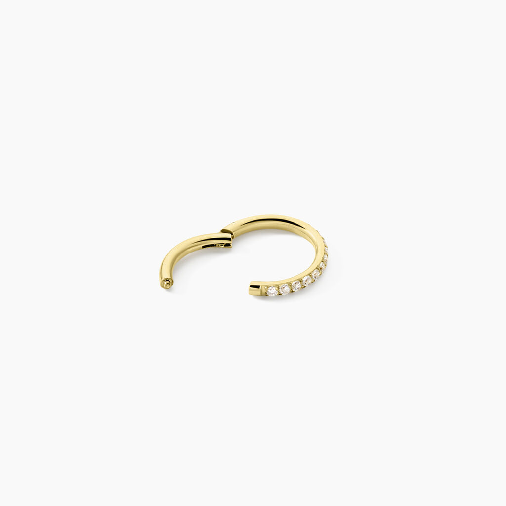 Piercing Maarta Titane Doré Oxyde De Zirconium - Bijoux Femme | Histoire d’Or