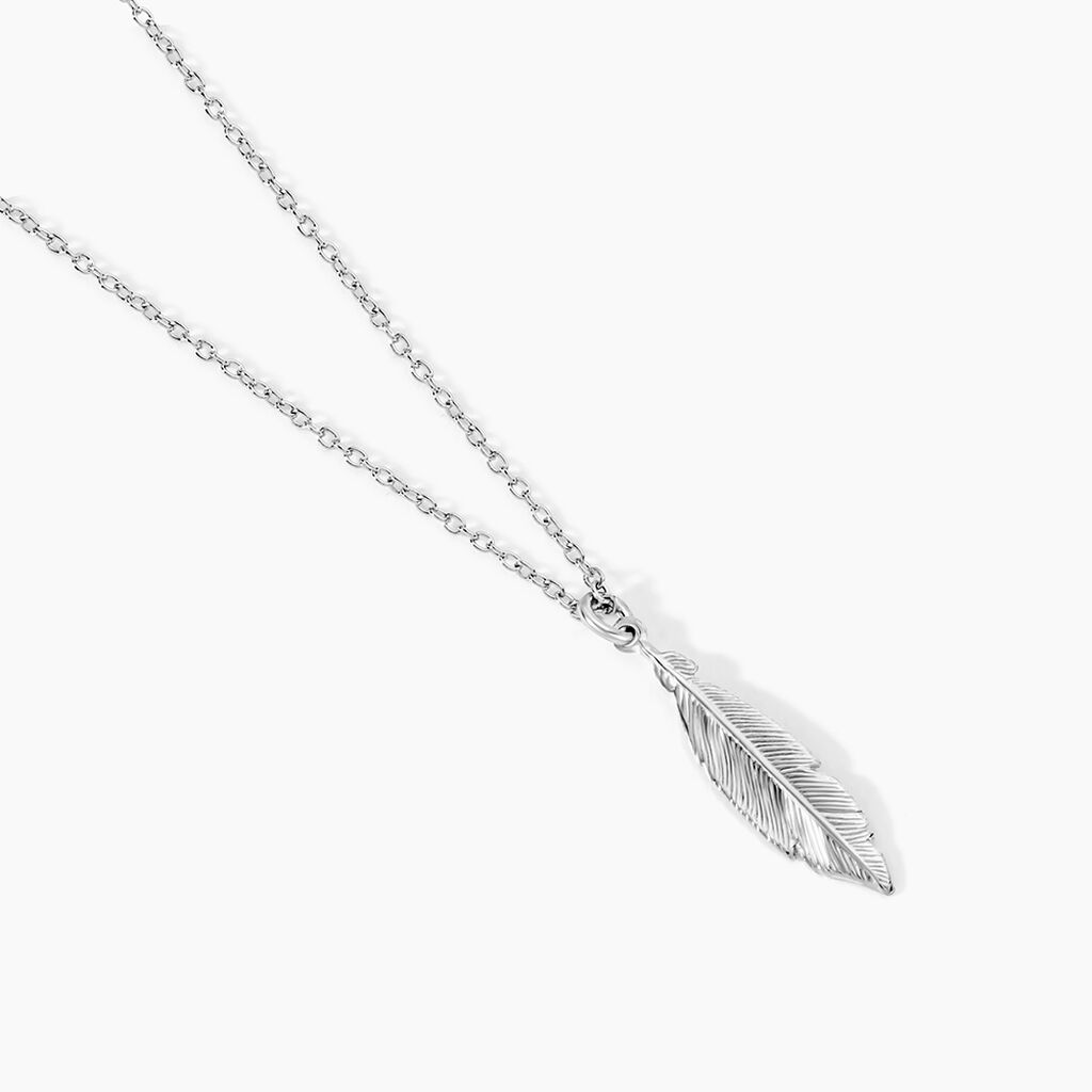 Collier Euriell Argent Blanc - Bijoux sans pierre Femme | Histoire d&rsquo;Or