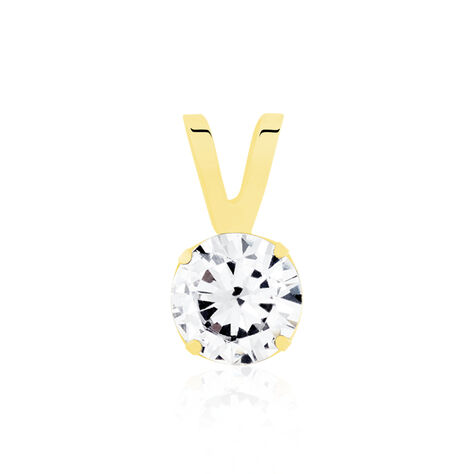 Pendentif Mabila Or Jaune Oxyde De Zirconium - Pendentifs Femme | Histoire d’Or