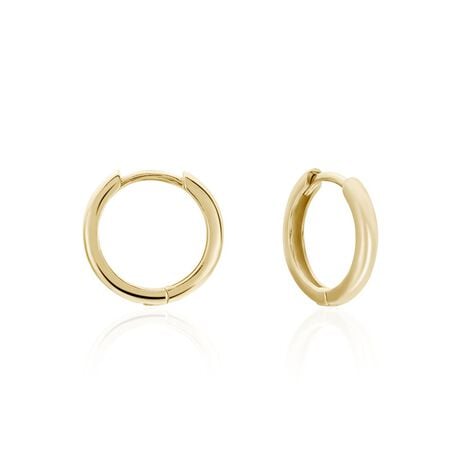 Créoles Batyah Plaqué Or Jaune - Boucles d'oreilles créoles Femme | Histoire d’Or