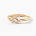 Bague Aurena Plaque Or Jaune Oxyde De Zirconium - Bagues avec pierre Femme | Histoire d’Or