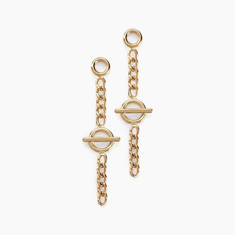 Boucles D'oreilles Pendantes Chain Or Jaune - Boucles d'oreilles pendantes Femme | Histoire d&rsquo;Or