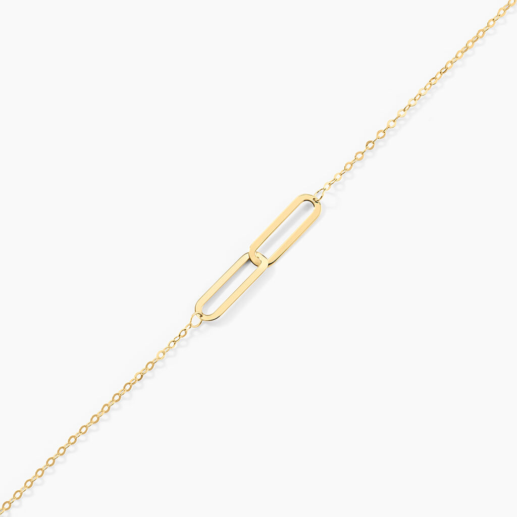 Bracelet Link Or Jaune - Bijoux sans pierre Femme | Histoire d&rsquo;Or