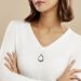 Collier Charlotte Acier Blanc - Colliers fantaisie Femme | Histoire d’Or