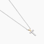 Collier Or Jaune Argent Blanc Oxyde De Zirconium - Colliers Femme | Histoire d&rsquo;Or