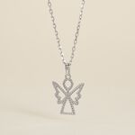 Pendentif Estrellita Ange Or Blanc - Pendentifs Communion Femme | Histoire d&rsquo;Or