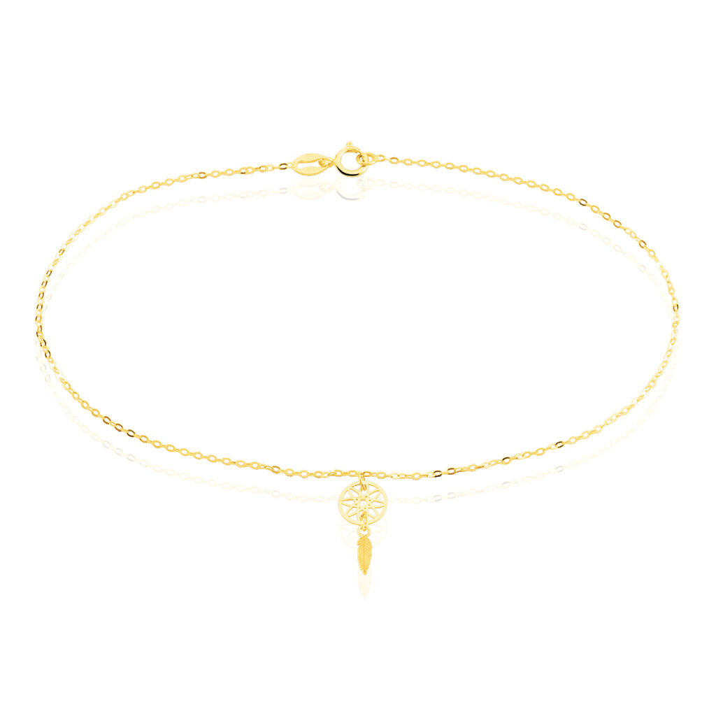 Cha&icirc;ne De Cheville Atarah Or Jaune - Cha&icirc;nes de cheville Femme | Histoire d&rsquo;Or