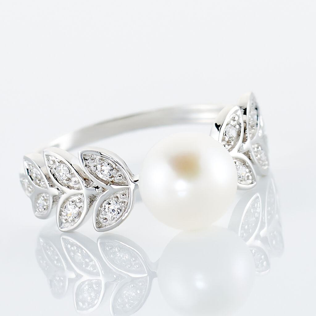 Bague Epiphania Or Blanc Oxyde De Zirconium - Bagues avec pierre Femme | Histoire d’Or