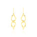 Boucles D'oreilles Pendantes Merone Vagues Or Jaune - Boucles d'oreilles pendantes Femme | Histoire d’Or