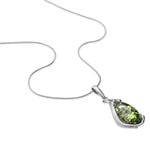 Collier Argent Blanc Elga Ambre - Colliers fantaisie Femme | Histoire d&rsquo;Or