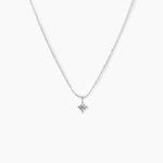 Collier Astre Precieux Argent Blanc Oxyde De Zirconium - Colliers fantaisie Femme | Histoire d&rsquo;Or