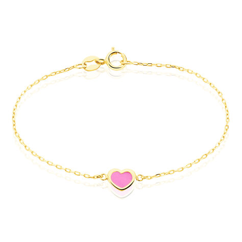 Bracelet Dulcie Coeur Or Jaune Nacre - Bracelets Coeur Enfant | Histoire d’Or