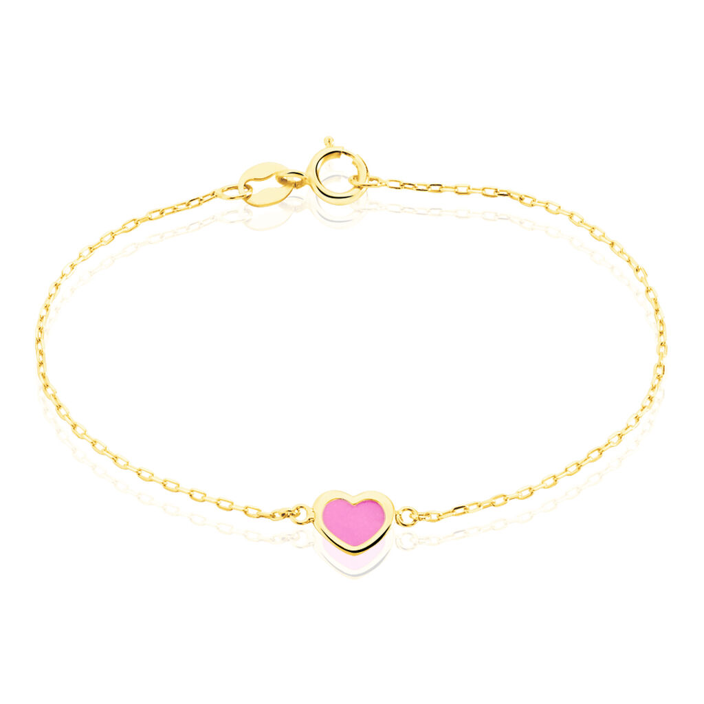Bracelet Dulcie Coeur Or Jaune Nacre