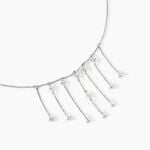 Collier Rain Argent Blanc Oxyde De Zirconium -  Femme | Histoire d&rsquo;Or