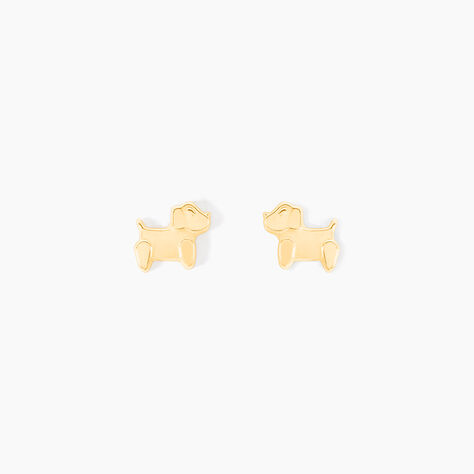 Boucles D'oreilles Puces Lassi Or Jaune - Nouveautés Famille | Histoire d’Or