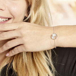 Bracelet Argent Gaillet Oxydes De Zirconium - Bracelets fantaisie Femme | Histoire d’Or