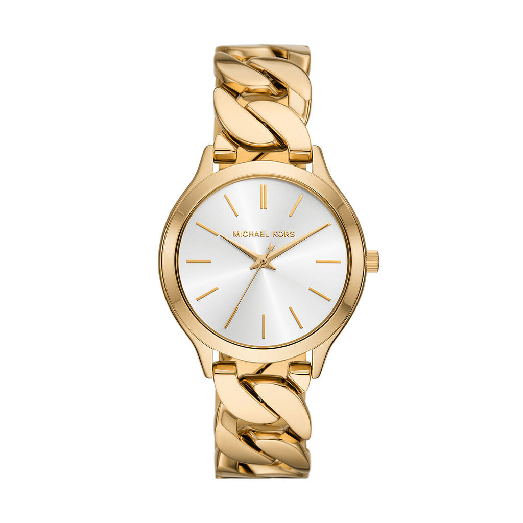 Montre Michael Kors Slim Runway Blanc