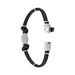 Bracelet Paulette Acier Blanc - Bracelets cordon Homme | Histoire d’Or