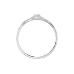 Bague Solitaire Vilma Or Blanc Diamant - Bagues solitaires Femme | Histoire d&rsquo;Or