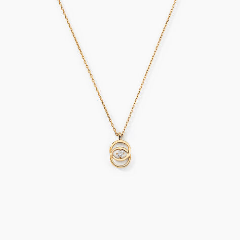 Collier Nid D'amour Or Jaune Diamant - Colliers Femme | Histoire d&rsquo;Or