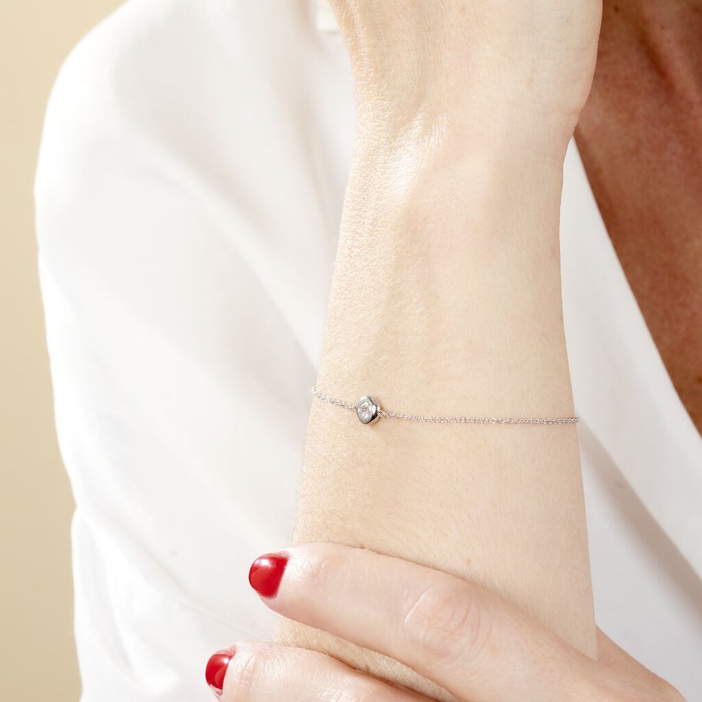 Bracelet Argent Laureano Oxydes De Zirconium - Bracelets Femme | Histoire d’Or