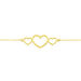 Bracelet Or Jaune Mayron - Bracelets Coeur Femme | Histoire d’Or
