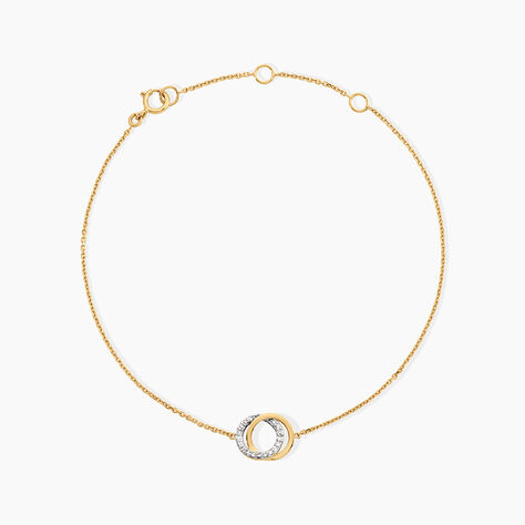 Bracelet Absolu Or Bicolore Diamant - Bracelets Femme | Histoire d&rsquo;Or