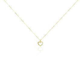 Collier Or Jaune Vehanouche Oxydes De Zirconium - Colliers Enfant | Histoire d’Or