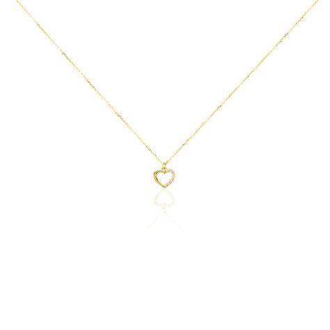 Collier Or Jaune Vehanouche Oxydes De Zirconium - Colliers Enfant | Histoire d’Or