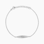 Bracelet Etta Argent Blanc - Bracelets Femme | Histoire d&rsquo;Or