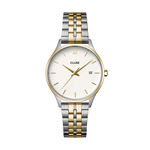 Montre Cluse Minuit Date Blanc - Montres Femme | Histoire d&rsquo;Or