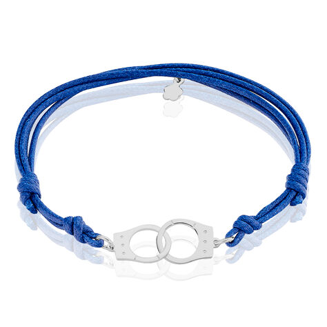 Bracelet Kim Argent Blanc - Bracelets cordon Homme | Histoire d’Or