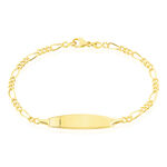 Bracelet Identit&eacute; Bartolomee Or Jaune - Bracelets Communion Enfant | Histoire d&rsquo;Or