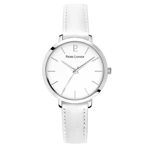 Montre Pierre Lannier Chouquette Blanc - Montres Femme | Histoire d’Or