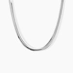 Collier Benedicta Argent Blanc - Colliers Femme | Histoire d&rsquo;Or