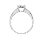 Bague Serena Or Blanc Diamant - Bagues solitaires Femme | Histoire d&rsquo;Or