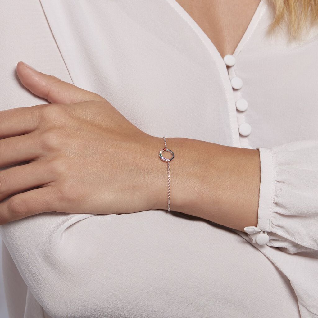 Bracelet Argent Giustino Oxydes De Zirconium - Bracelets Femme | Histoire d’Or