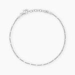 Bracelet Mindie Argent Blanc - Bracelets Femme | Histoire d&rsquo;Or
