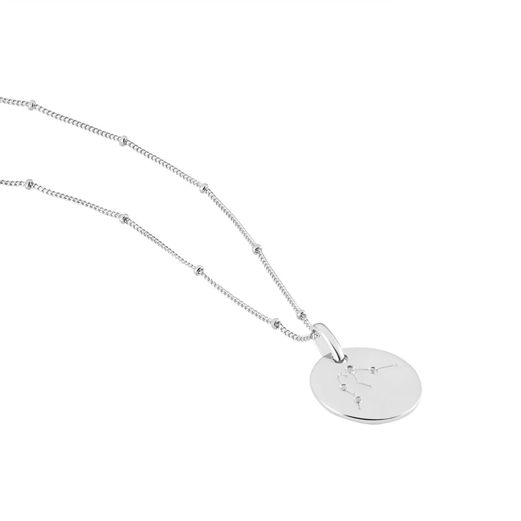 Collier Astr Argent Oxydes De Zirconium - Colliers Zodiaque Femme | Histoire d’Or