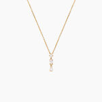 Collier Estela Plaque Or Jaune Oxyde De Zirconium - Colliers Femme | Histoire d&rsquo;Or