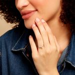 Bague Solitaire Athena Or Blanc Diamant - Bagues solitaires Femme | Histoire d&rsquo;Or