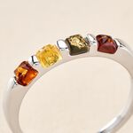 Bague Philo Argent Blanc Ambre - Bagues avec pierre Femme | Histoire d&rsquo;Or