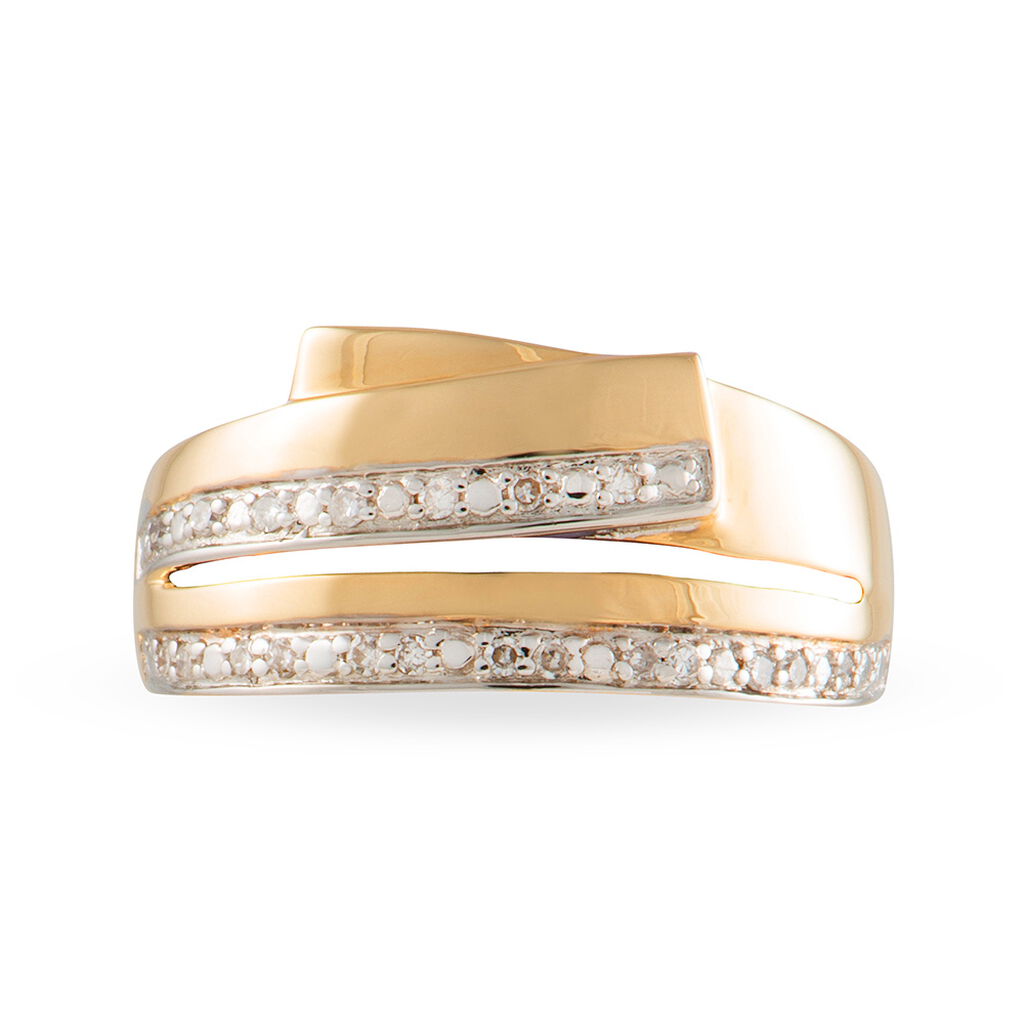 Bague Mesmin Or Jaune Diamant - Bagues avec pierre Femme | Histoire d’Or