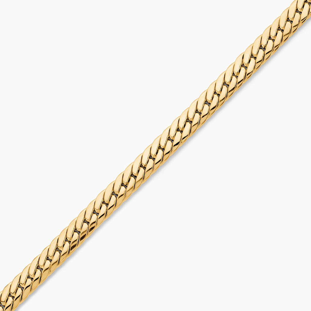 Bracelet Izel Maille Anglaise Or Jaune - Bracelets cha&icirc;ne Femme | Histoire d&rsquo;Or