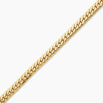 Bracelet Izel Maille Anglaise Or Jaune - Bracelets cha&icirc;ne Femme | Histoire d&rsquo;Or