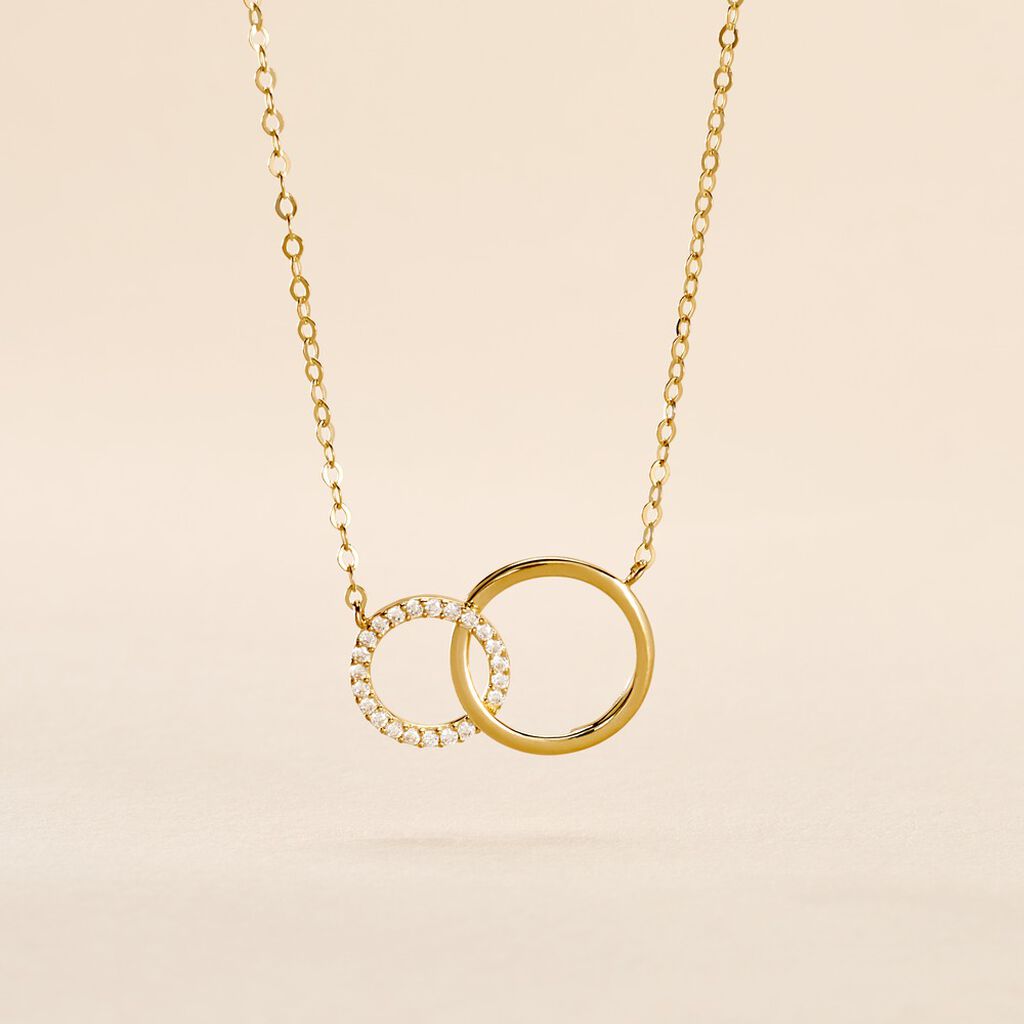 Collier Or Jaune Nesrine Oxydes - Colliers Femme | Histoire d’Or